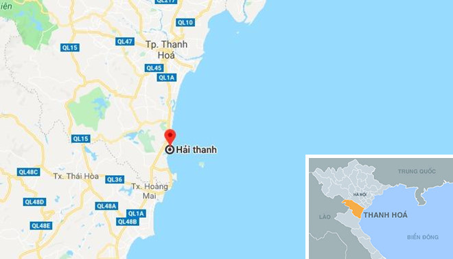 Thanh hóa: Hai bé trai tắm biển bị sóng cuốn đuối nước