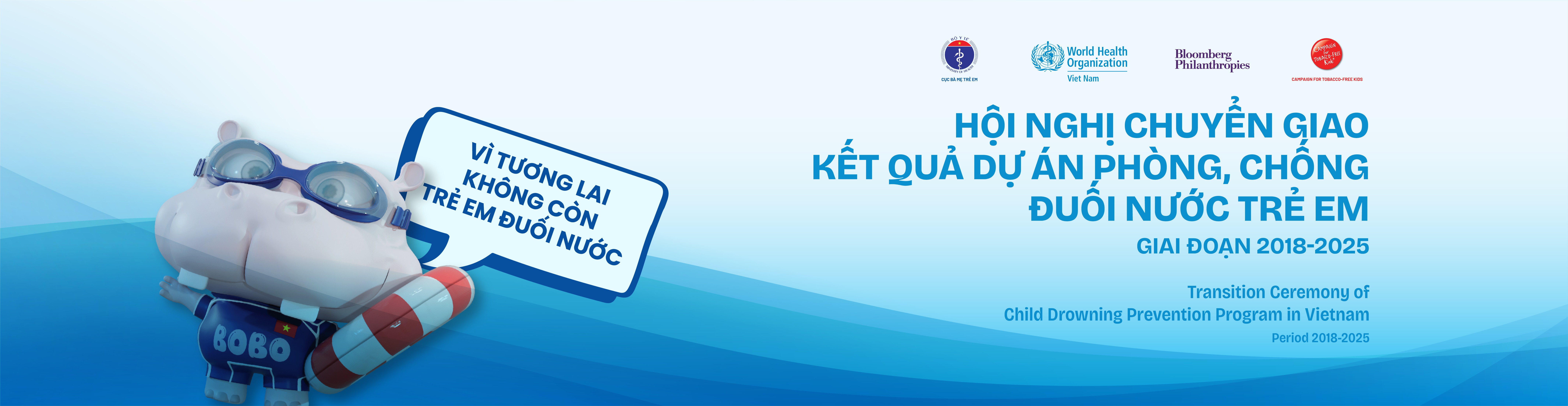Hội nghị chuyển giao kết quả dự án phòng, chống đuối nước trẻ em giai đoạn 2018-2025